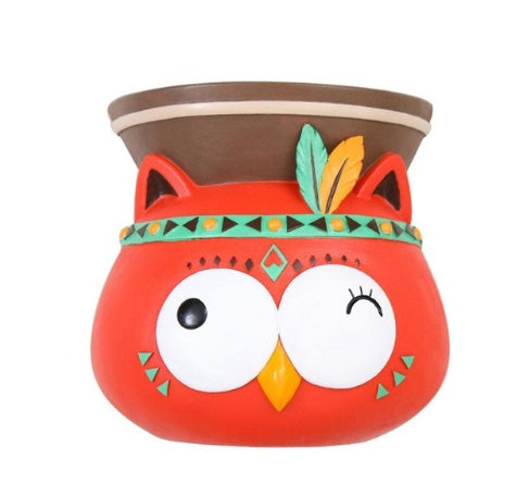 Succulent Pots Cartoon Animal Shape Resin Indoor Flower Pots For Home Decor
