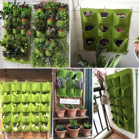 Wall Mount Hanging Garden Planting Bags