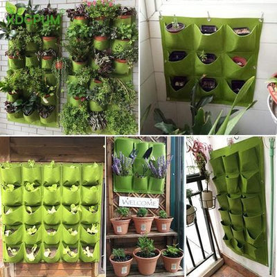 Wall Mount Hanging Garden Planting Bags