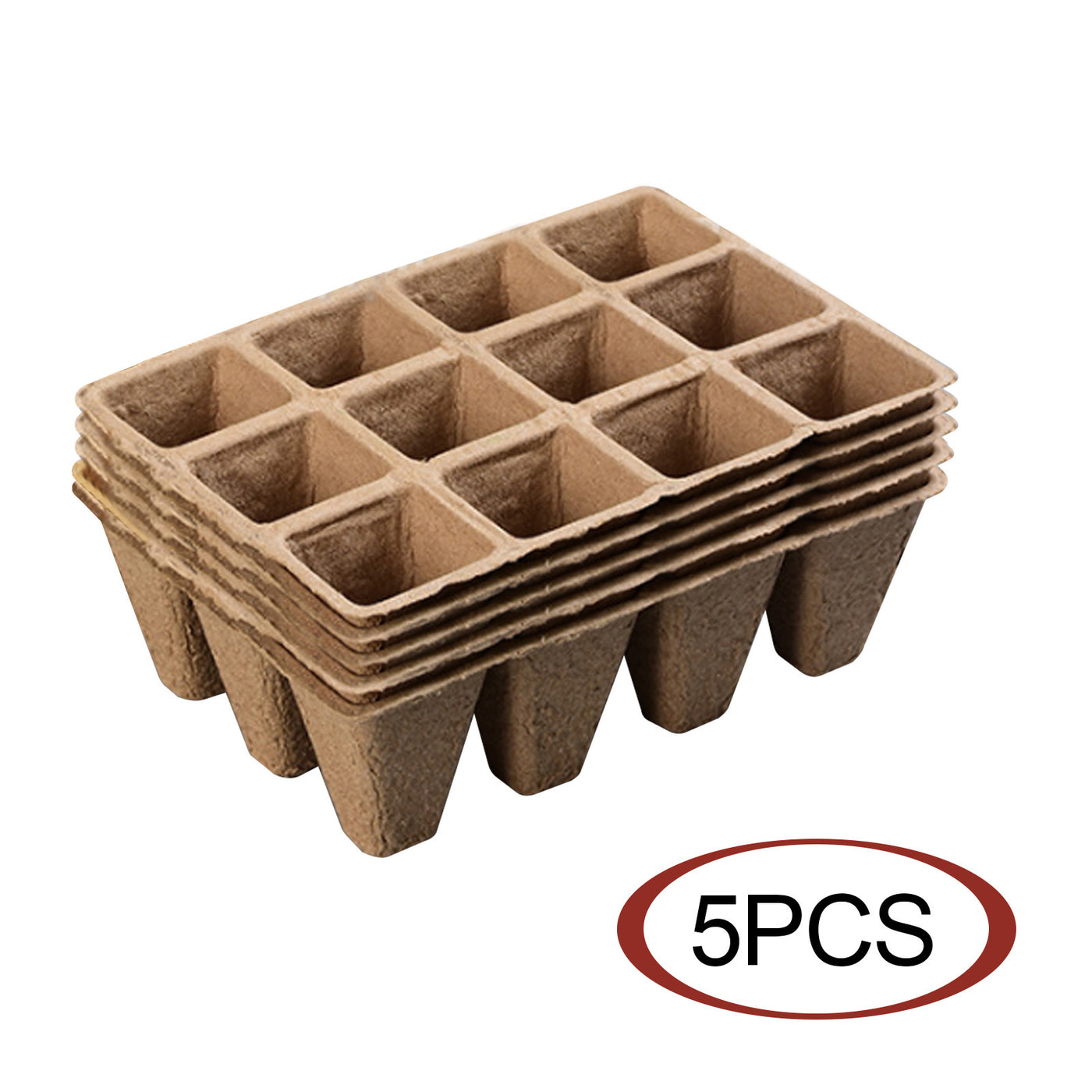 Biodegradable Eco Friendly Pulp Seedling Nursery Pots