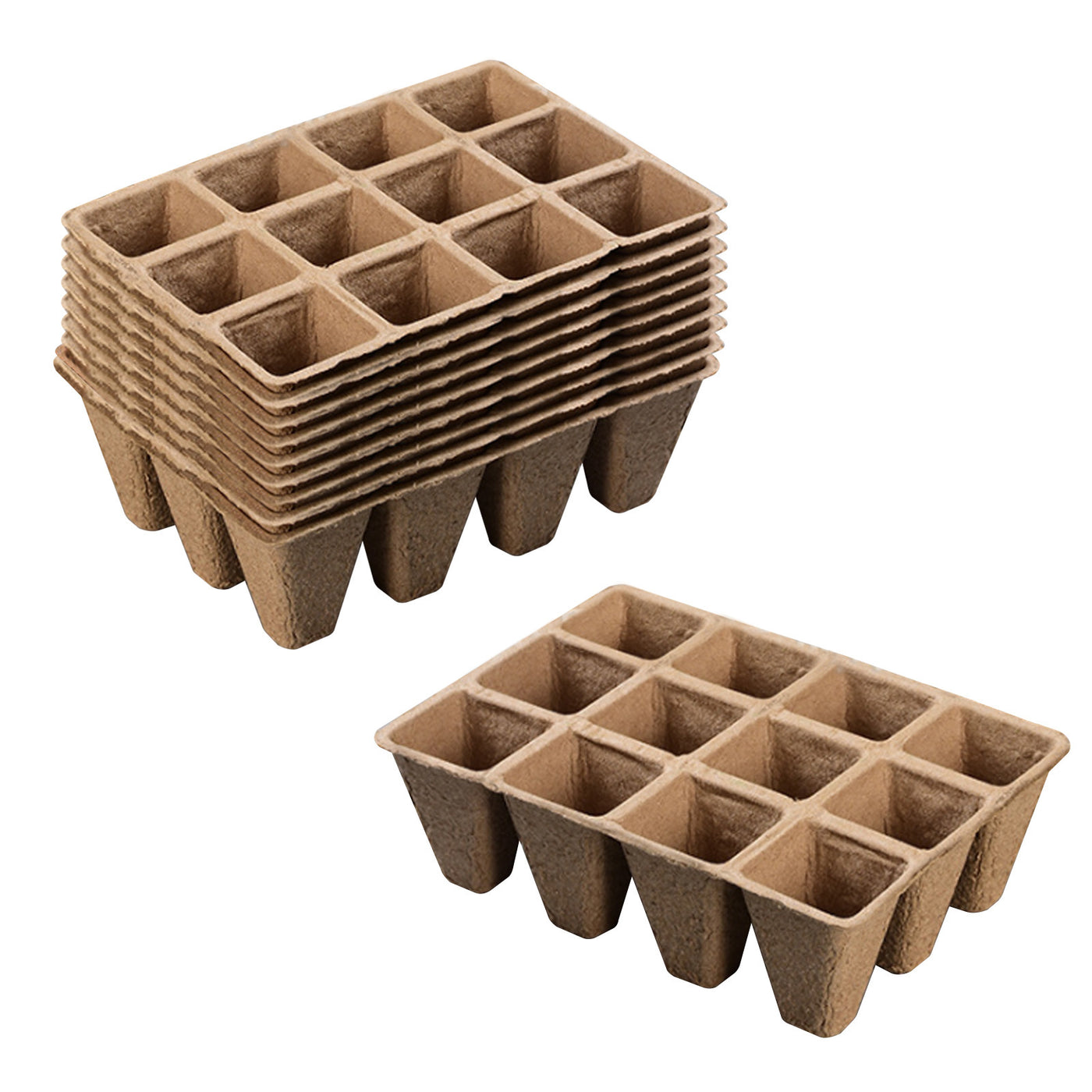 Biodegradable Eco Friendly Pulp Seedling Nursery Pots
