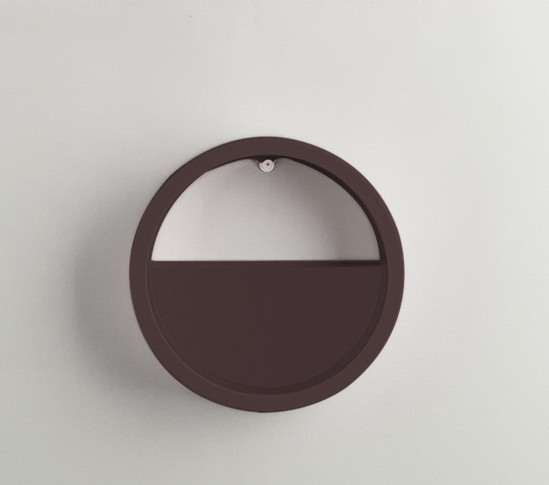 Round Iron Wall Vase Hanging Basket Flower Pot