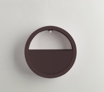 Round Iron Wall Vase Hanging Basket Flower Pot