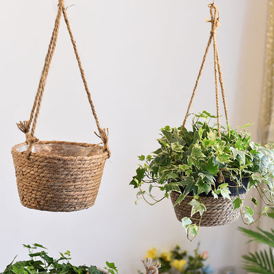 Best Hanging Straw Flower Baskets