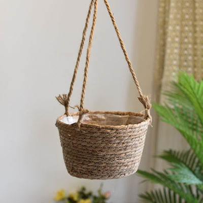 Best Hanging Straw Flower Baskets