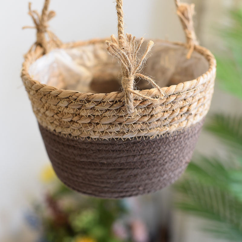 Best Hanging Straw Flower Baskets