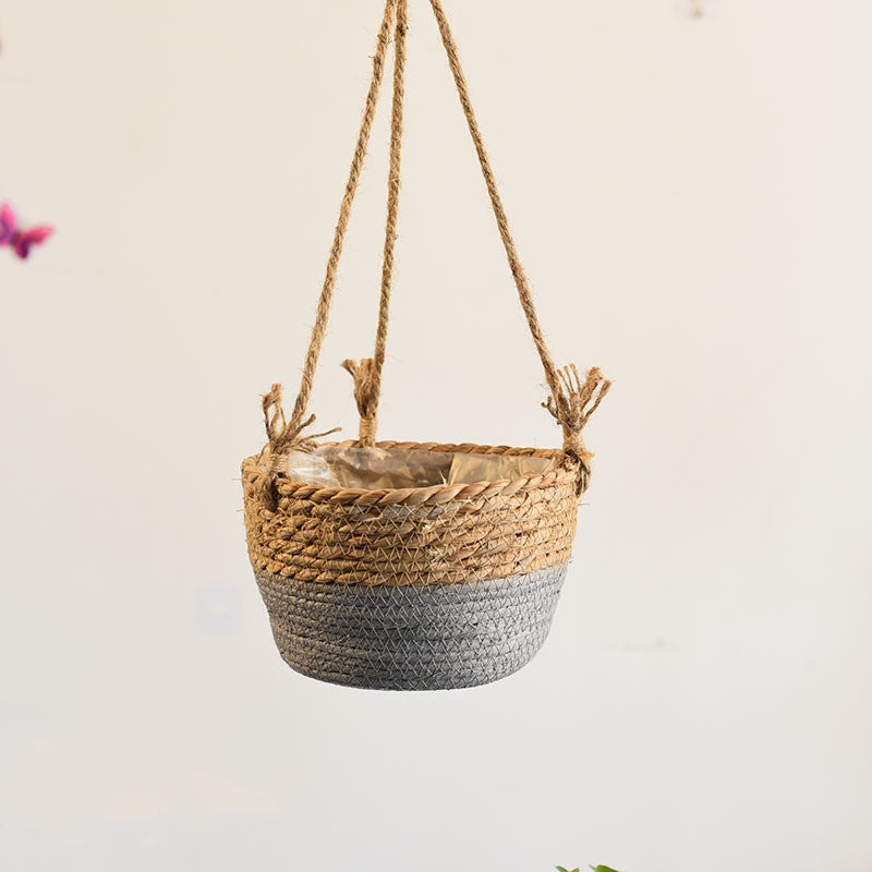 Best Hanging Straw Flower Baskets