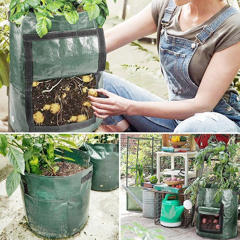 Fabric Grow Pot Outdoor Garden Pots Garden Tools Veget Garden