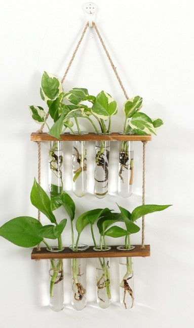 Wall Hanging Flower Glass Planter For Plant Garden