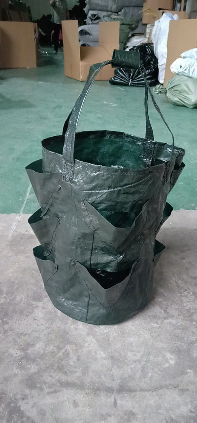 Multi-Mouth Plant Pot Strawberry Planting Growing Bag Gallons