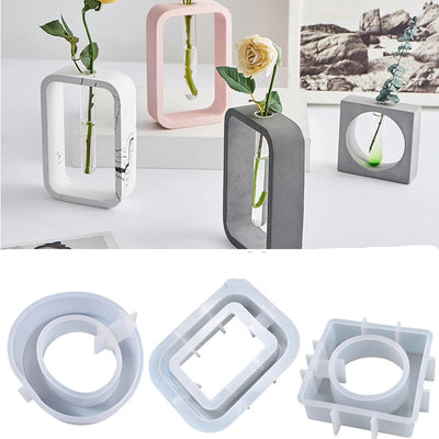 Planter Test Tube Station Vase Silicone Mold