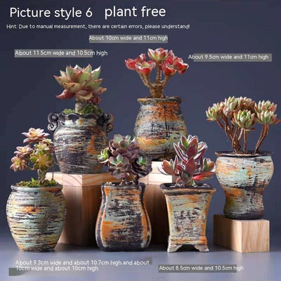 Flower Pot Breathable Stoneware Basin
