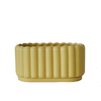 Biscuit Design Ceramic Planter Pot