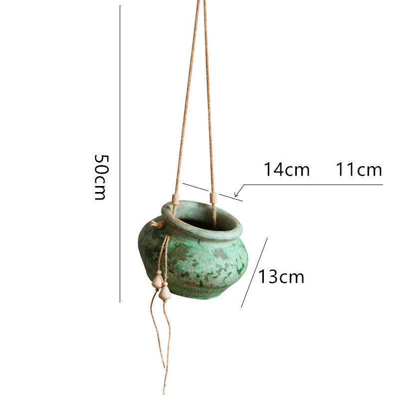 Underful Hanging Stoneware Flower Pots
