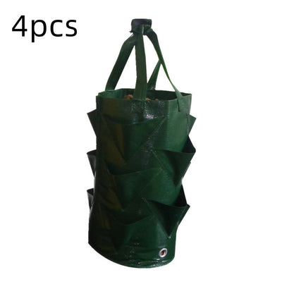 Multi-Mouth Plant Pot Strawberry Planting Growing Bag Gallons