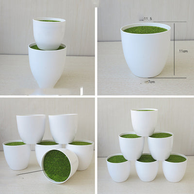 Plastic Flower Pots Supply Balcony Vegetable Pots