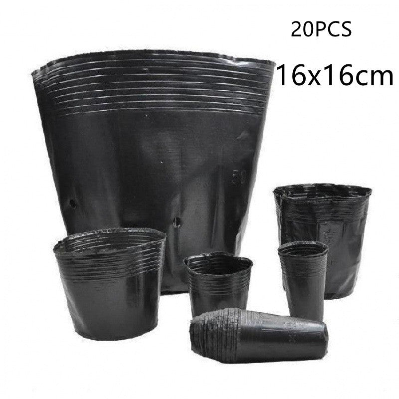 Plastic Planting Flowers In Nursery Pots Cultivating Thickening
