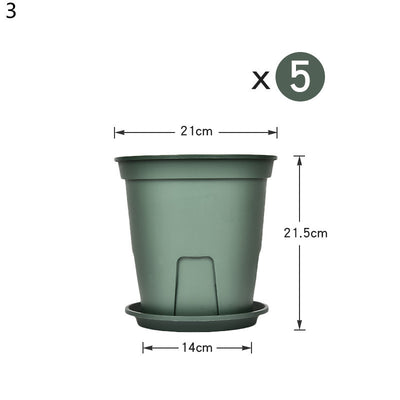 Plastic Gallon Pots Creative Green Rose Clematis Planting Pots