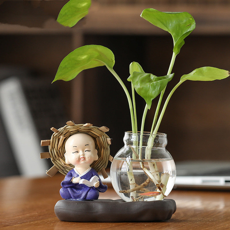 Home Furnishings Vases Clear Glass Decorations