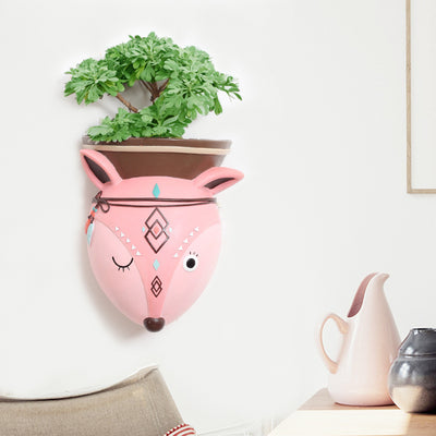 Succulent Pots Cartoon Animal Shape Resin Indoor Flower Pots For Home Decor