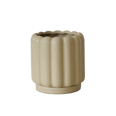 Biscuit Design Ceramic Planter Pot