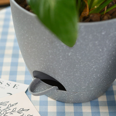 Household Round Plastic No Watering Planter
