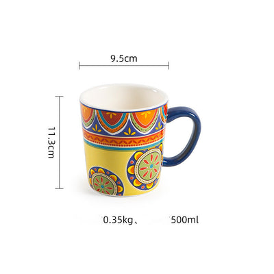 Ceramic Pots And Bowls Hand painted Planters