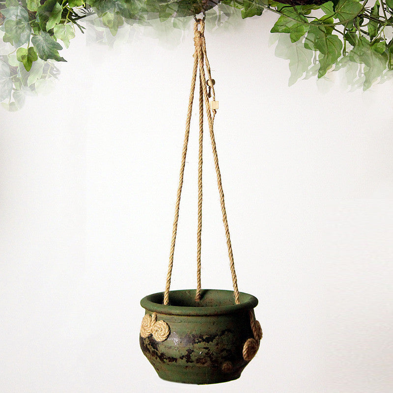 Underful Hanging Stoneware Flower Pots
