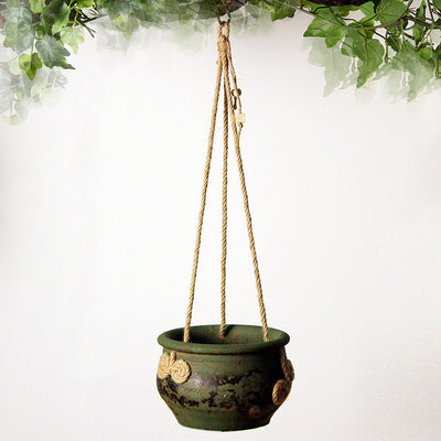 Underful Hanging Stoneware Flower Pots