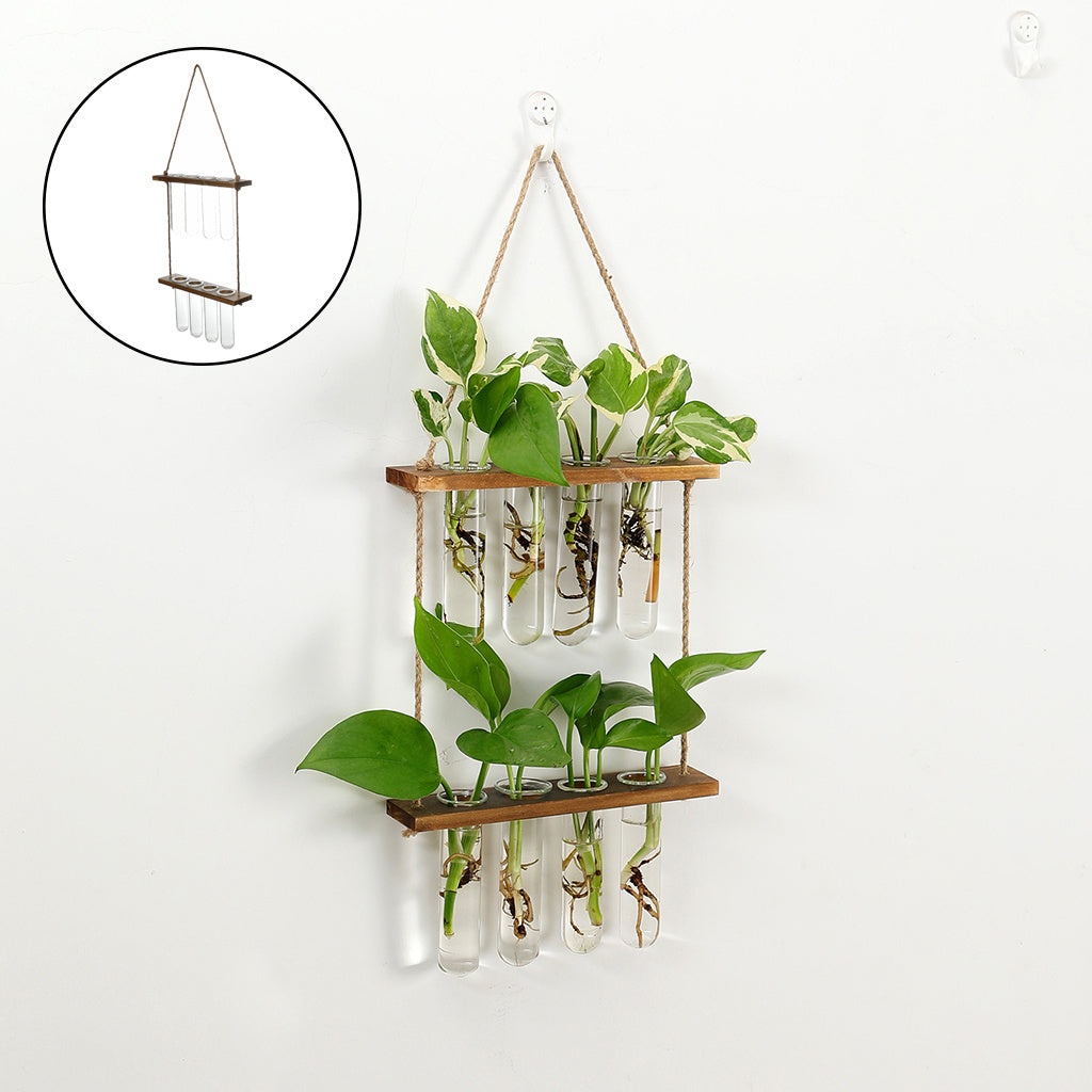 Wall Hanging Flower Glass Planter For Plant Garden