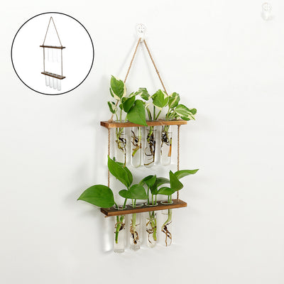 Wall Hanging Flower Glass Planter For Plant Garden