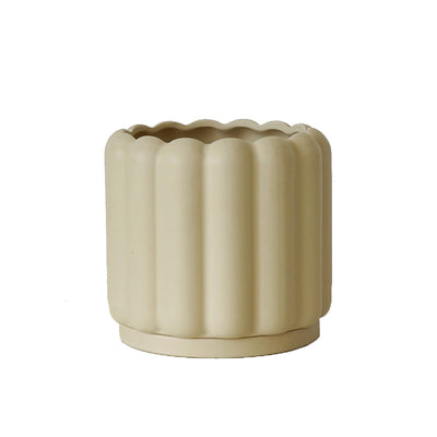 Biscuit Design Ceramic Planter Pot