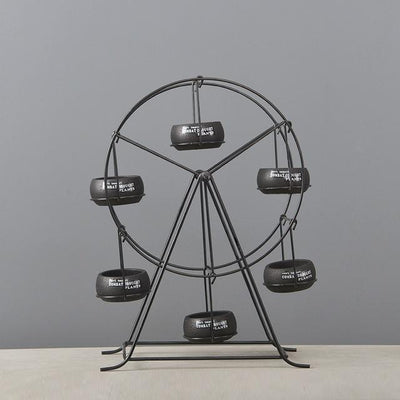 Ferris Wheel Stand Cement Succulent Plant Pots