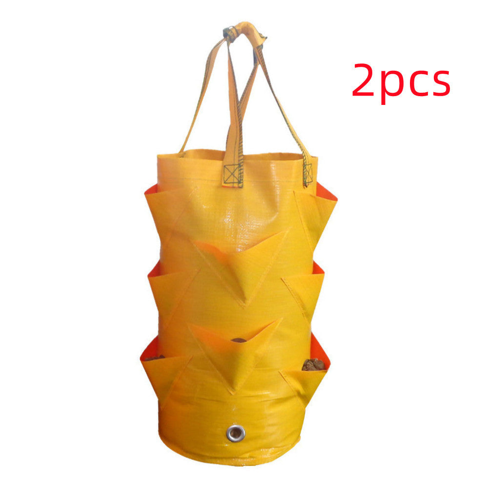 Multi-Mouth Plant Pot Strawberry Planting Growing Bag Gallons
