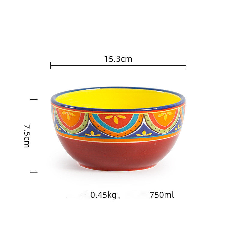 Ceramic Pots And Bowls Hand painted Planters