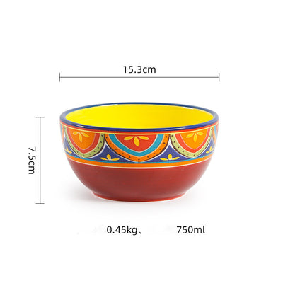 Ceramic Pots And Bowls Hand painted Planters