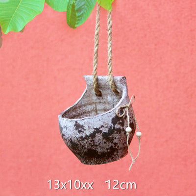 Underful Hanging Stoneware Flower Pots