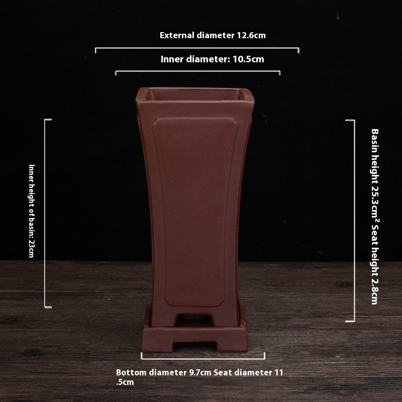 Ceramic Zisha Orchid Elegant Planters Pots Indoor