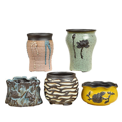 Succulent Flower Pot Ceramic Stoneware