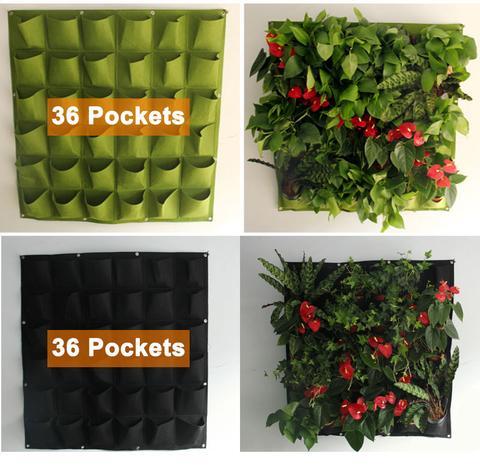 Wall Mount Hanging Garden Planting Bags