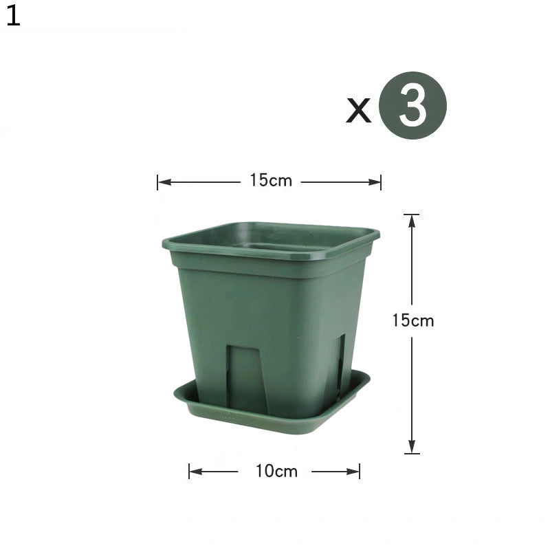 Plastic Gallon Pots Creative Green Rose Clematis Planting Pots