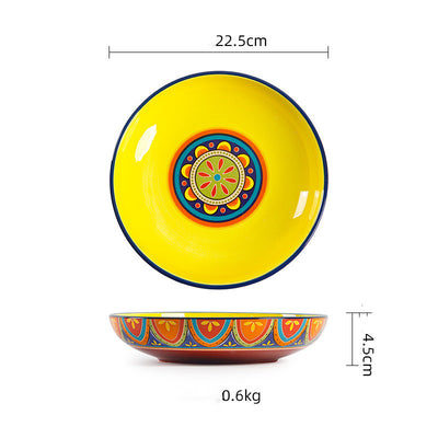 Ceramic Pots And Bowls Hand painted Planters