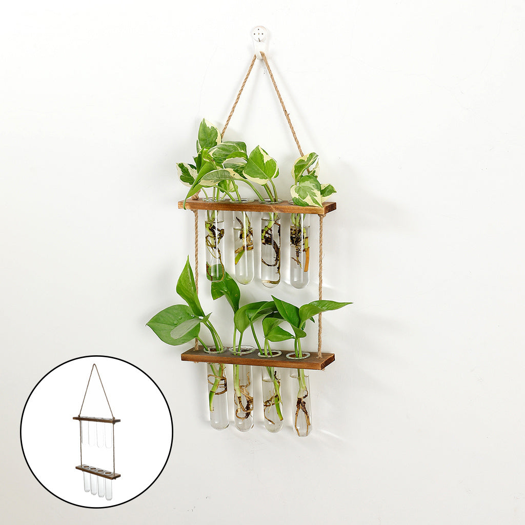 Wall Hanging Flower Glass Planter For Plant Garden