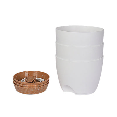 Household Round Plastic No Watering Planter