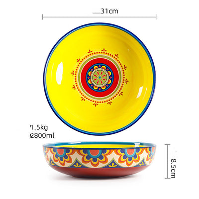 Ceramic Pots And Bowls Hand painted Planters