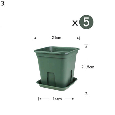 Plastic Gallon Pots Creative Green Rose Clematis Planting Pots