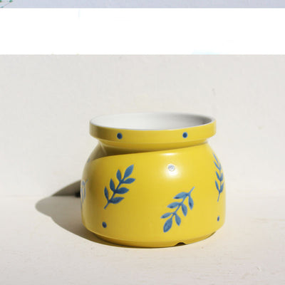Ceramic Printed Hand Painted Succulent Flower Pots