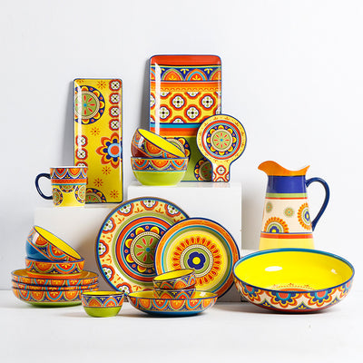 Ceramic Pots And Bowls Hand painted Planters