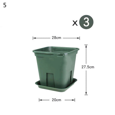 Plastic Gallon Pots Creative Green Rose Clematis Planting Pots