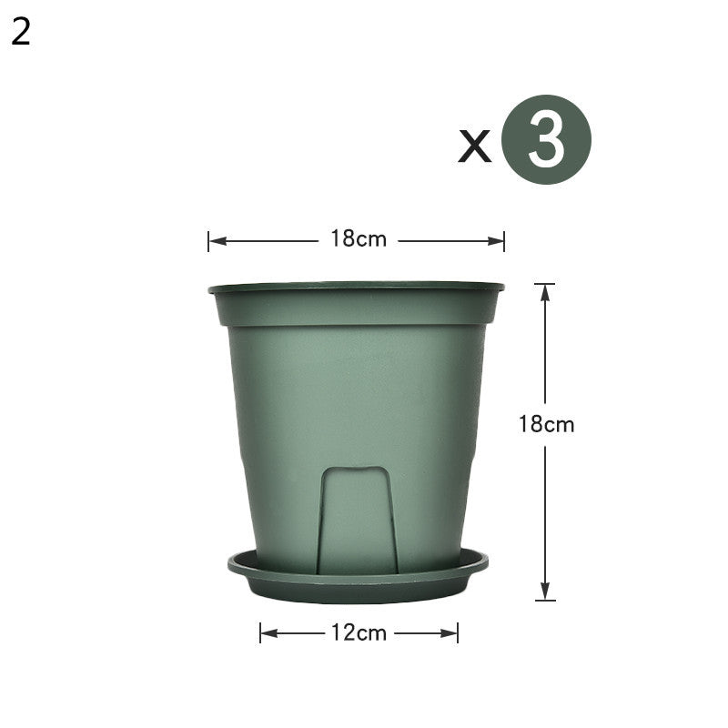 Plastic Gallon Pots Creative Green Rose Clematis Planting Pots